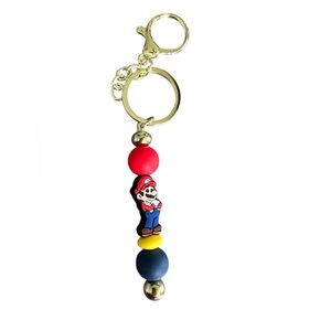 Beaded bar Character Keychain